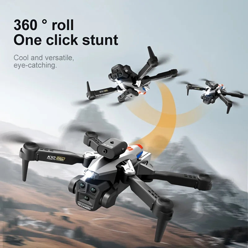 Foldable Camera Drone for Beginners & Adult - Four Direction Obstacle Avoidance, 360° Flips, One-Key Take Off/ Landing, 3D Flips