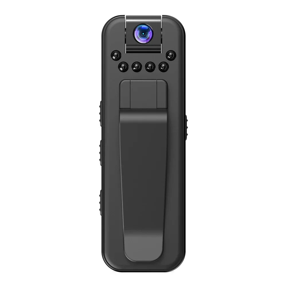 HD 1080P Miniature Camcorder Small Body Camera Police Body Cam with Back Clip Infrared Night Vision Video Surveillance Camcorder