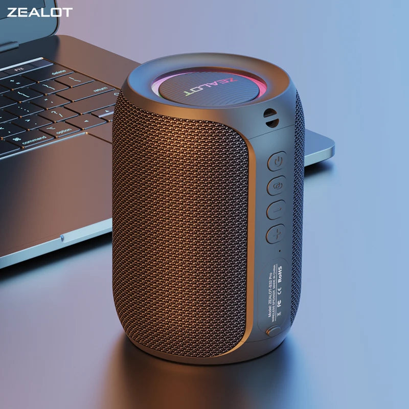 S32PRO Mini Bluetooth Speaker Portable Wireless Column HIFI Stereo Waterproof Sound Box 15W Wireless Speaker for Outdoor