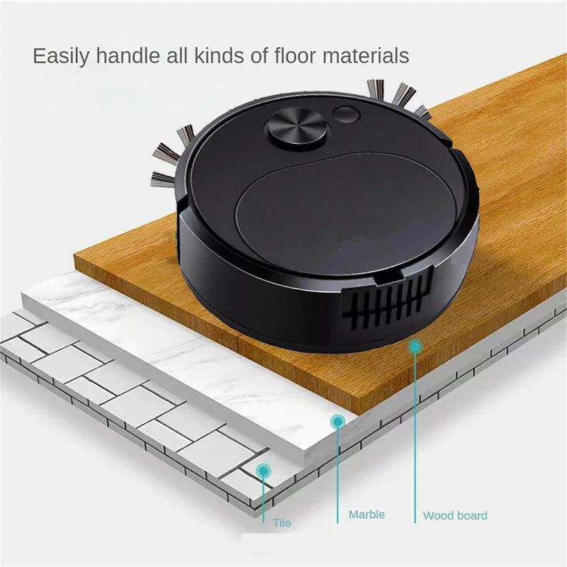 Intelligent Sweeping Vacuum Cleaner Robot 2-In-1 New Household Sweeper Vacuum Wireless Automatic Sweeping Robot Cleaning Expert
