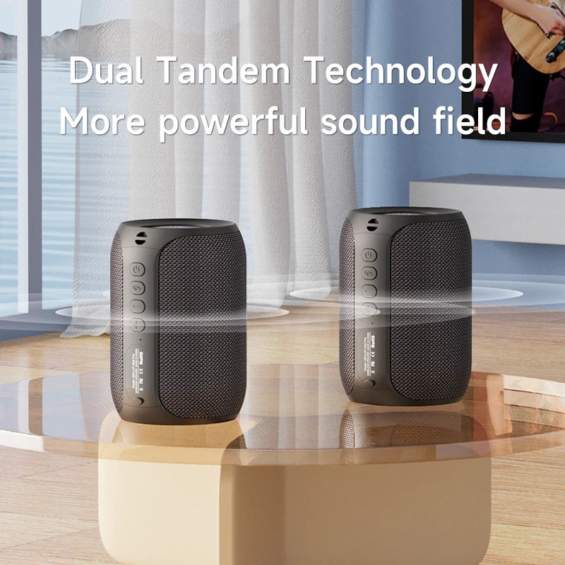 S32PRO Mini Bluetooth Speaker Portable Wireless Column HIFI Stereo Waterproof Sound Box 15W Wireless Speaker for Outdoor