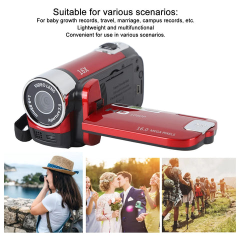 4K 48MP DV Camera 2.7in  Rotatable Screen 16x Digital Zoom Video Camera with USB Cable 4K Camera Video Camera  Camera