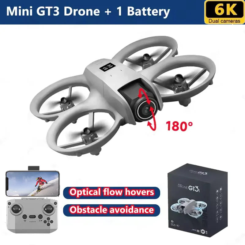 Original GT3 8K GPS Professional RC Drone Aerial Photography Remote Control Aircraft 5G HD Dual Camera Quadcopter Toys UAV Gifts