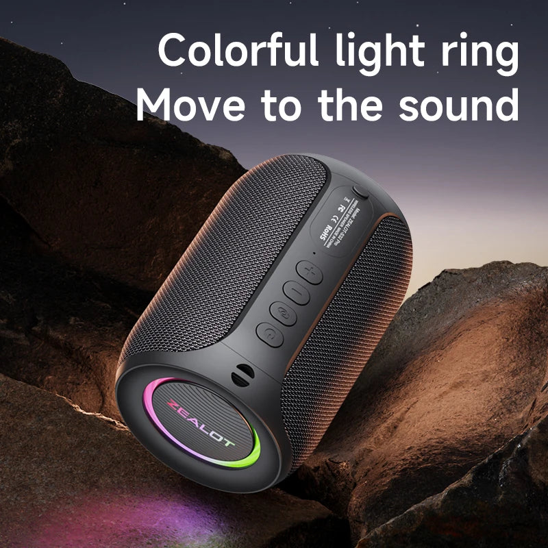 S32PRO Mini Bluetooth Speaker Portable Wireless Column HIFI Stereo Waterproof Sound Box 15W Wireless Speaker for Outdoor