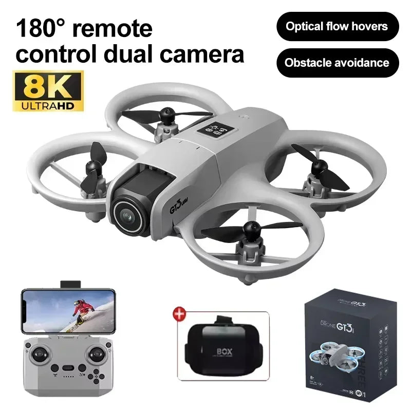 Original GT3 8K GPS Professional RC Drone Aerial Photography Remote Control Aircraft 5G HD Dual Camera Quadcopter Toys UAV Gifts