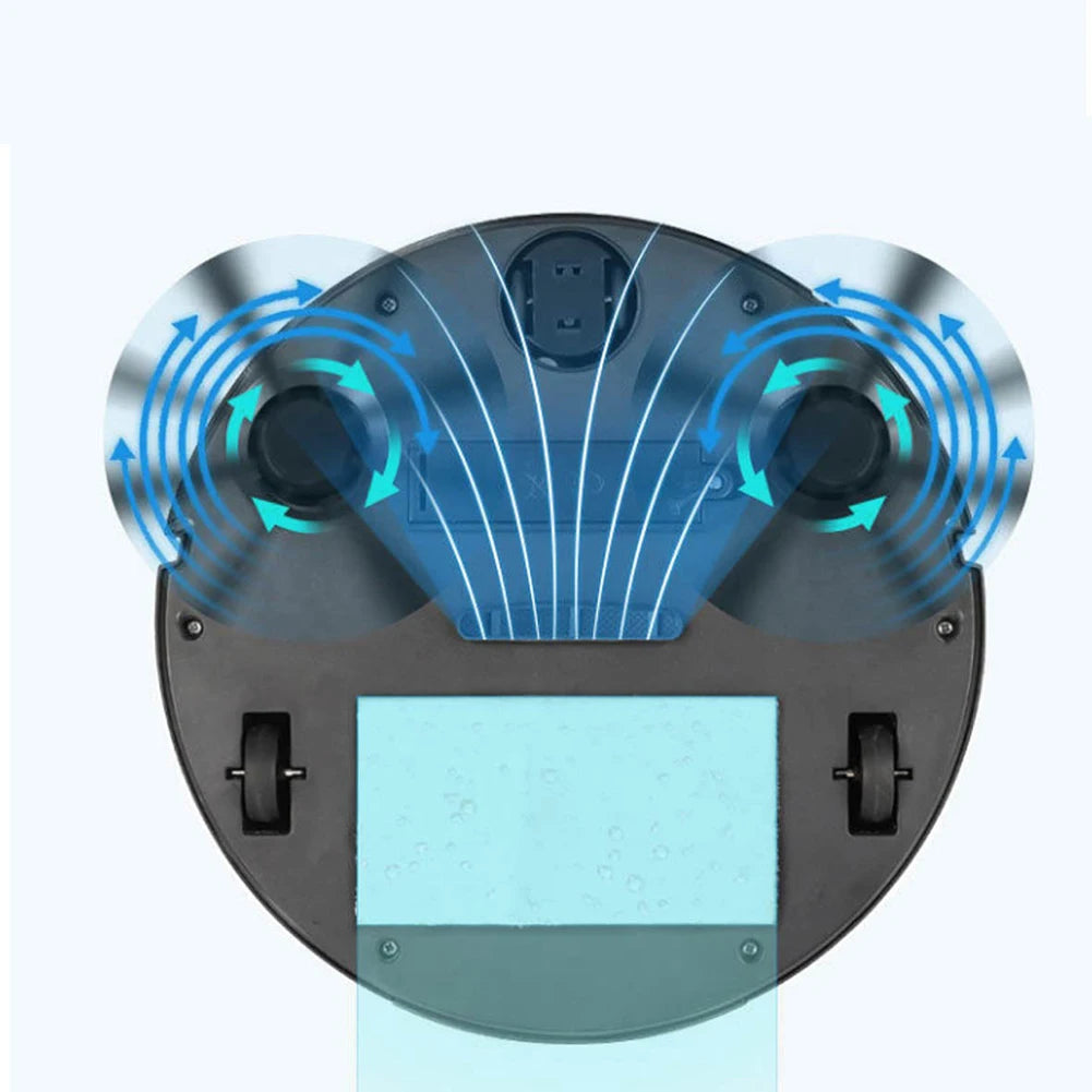 Intelligent Sweeping Robot with Long Battery Life Low Noise Design Compact House Cleaning Machine for Hard Floor and Pet Hair
