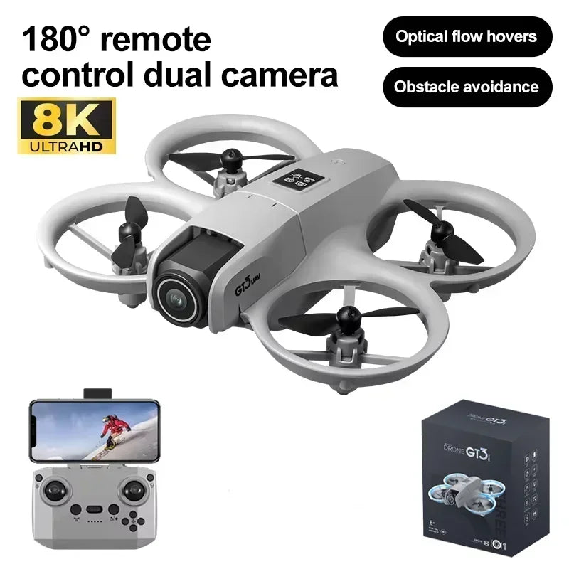 Original GT3 8K GPS Professional RC Drone Aerial Photography Remote Control Aircraft 5G HD Dual Camera Quadcopter Toys UAV Gifts